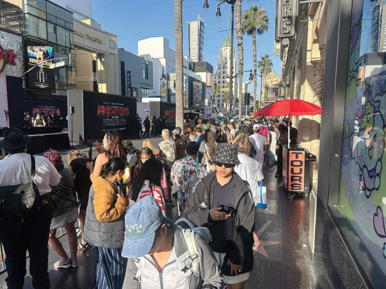 Huge crowds swarm Hollywood Boulevard as the premiere of &ldquo;Master of the Universe&rdquo; movie unfolds. (Tarmo Hannula/The Pajaronian)