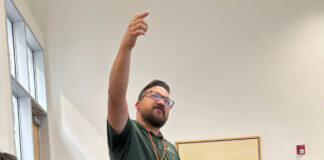 Algebra Academy teacher Nick Bugayong teaches the intricacies of math.