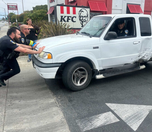 Photo story: Sudden U-turn causes crash