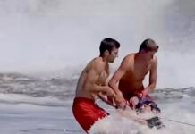 Rookie lifeguard who rescued 10-year-old boy to be honored at White House Ryder Williams and another lifeguard help rescue a 10-year-old boy from the waves at Seabright Beach on July 25. (Scott Vander Dussen/@santacruznow)