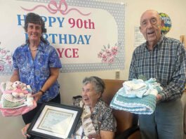 90-year old celebrated for helping new parents