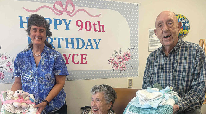 90-year old celebrated for helping new parents