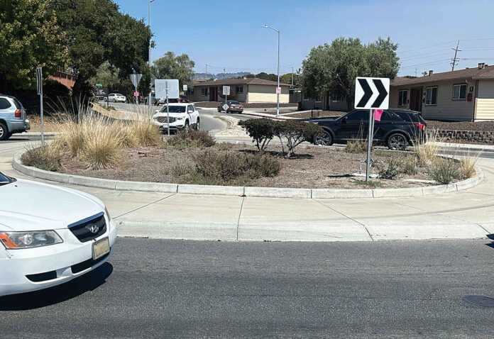 Traffic circle art