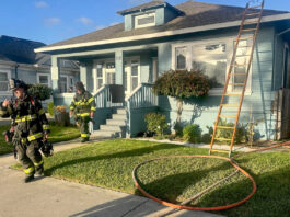Photo story: Firefighters quell Brennan Street house fire