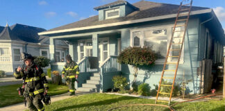 Photo story: Firefighters quell Brennan Street house fire