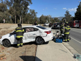 Photo story: Two injured in Freedom Boulevard crash