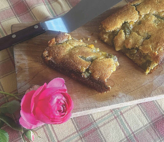 Mixing Bowl: Green Chili Cheese Cornbread
